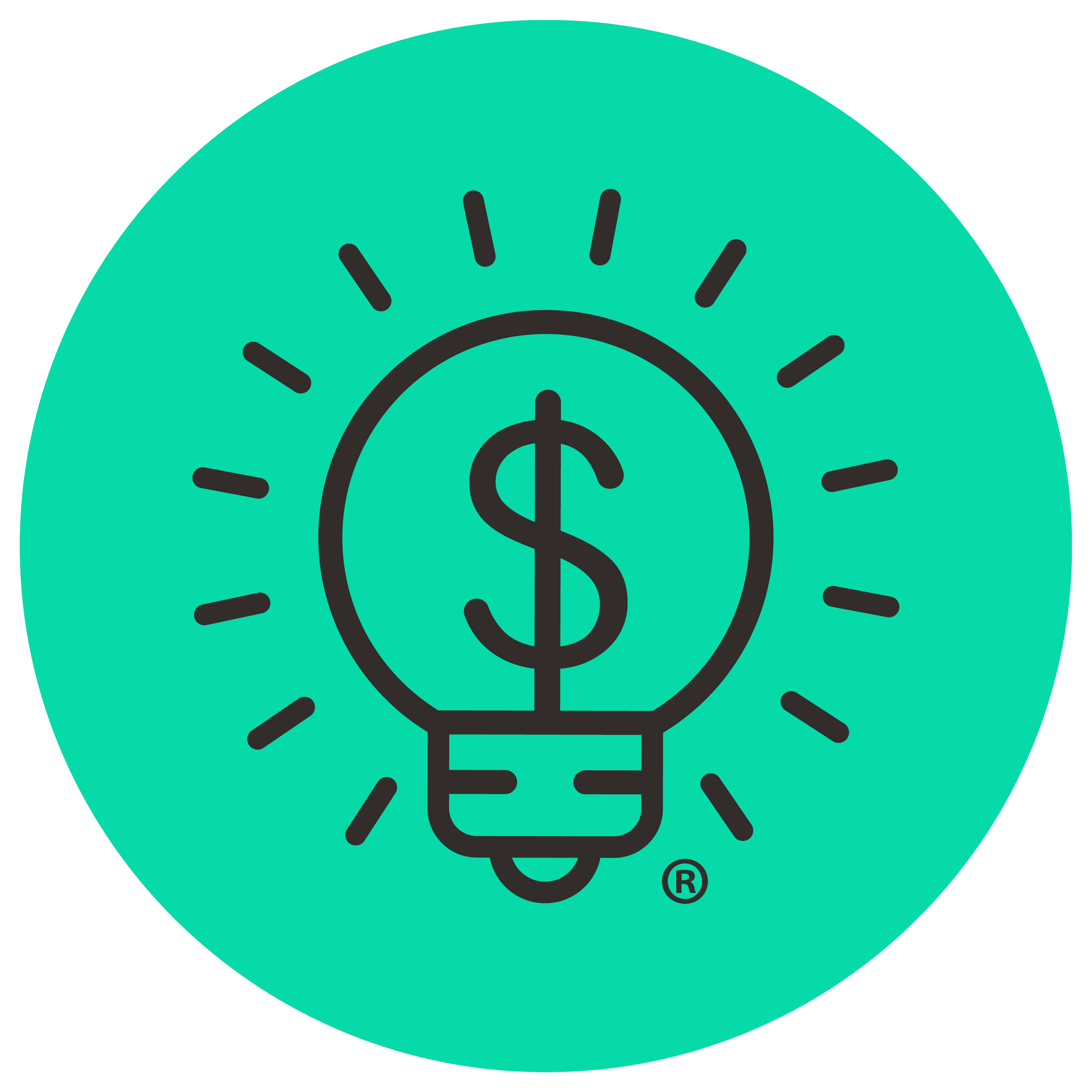 benjanin talks logo: a light bulb with dollar sign.  financial literacy for kids. Teach your child about money and finance with guidance from benjamin talks.