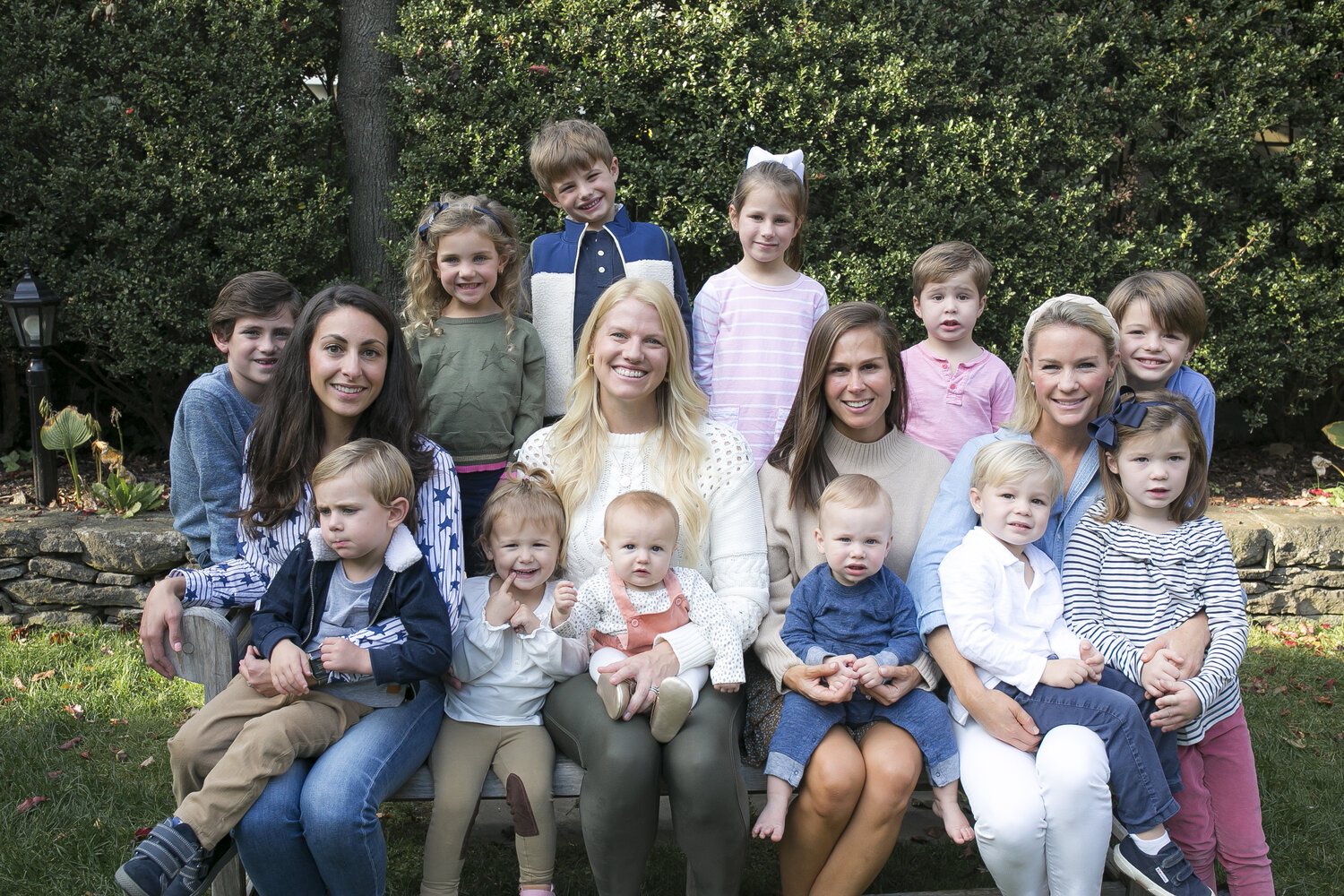 Group Photo of Benjamin Talks Team with their children